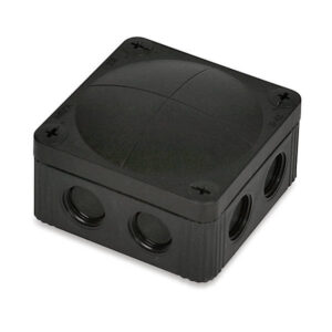 Combi 308/5/S Junction Box - Black